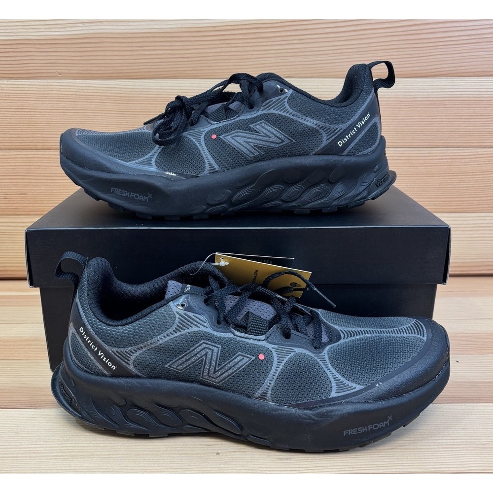 New Balance District Vision Fresh Foam X Hierro v8 Trail Black Mens 10 UHIERDV8
